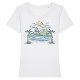 T shirt Bio Femme Blanc Rio de Janeiro Pain de sucre