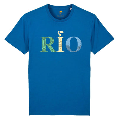 T-shirt bleu Rio de Janeiro