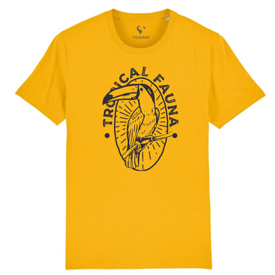 tshirt coton bio homme Toucan tropical